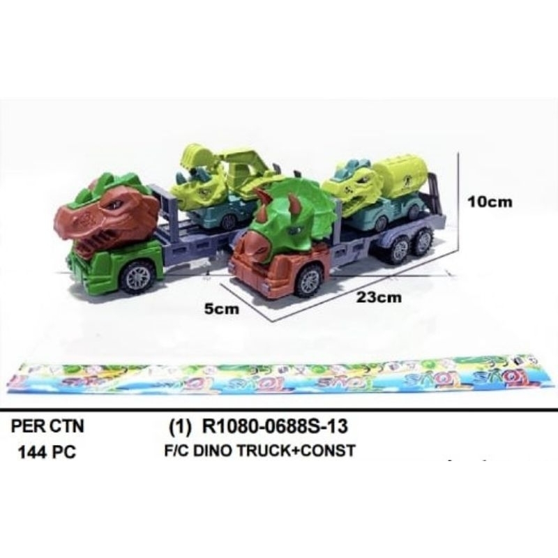 MAINAN ANAK MOBIL TRUCK DINO PANJANG EDUKASI
