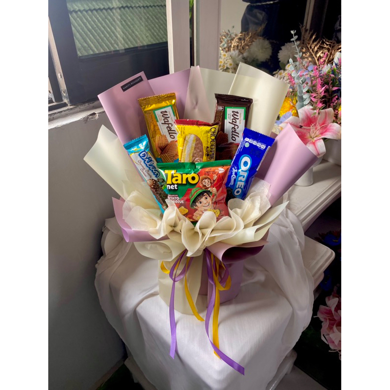 

Buket Snack Mix Murah Snack Bouquet Harits Jakarta