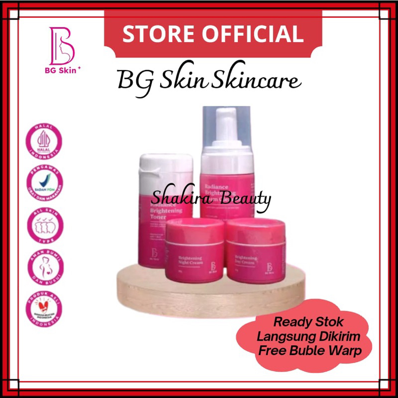 ♥️BG SKIN SKINCARE ♥️ BG SKIN SKINCARE PAKET PERAWATAN WAJAH BERJERWAT /FLEK dan MENGLOWINGKAN WAJAH