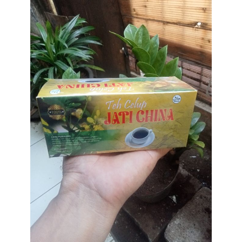 

Teh celup jati cina//teh herbal pelangsing alami/teh daun jati cina isi 20 pcs