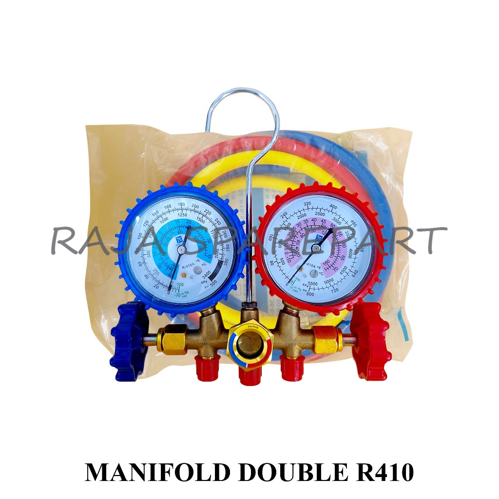 MDB410 MANIFOLD DOUBLE + SELANG / MANIFOLD DOUBLE BIASA R410