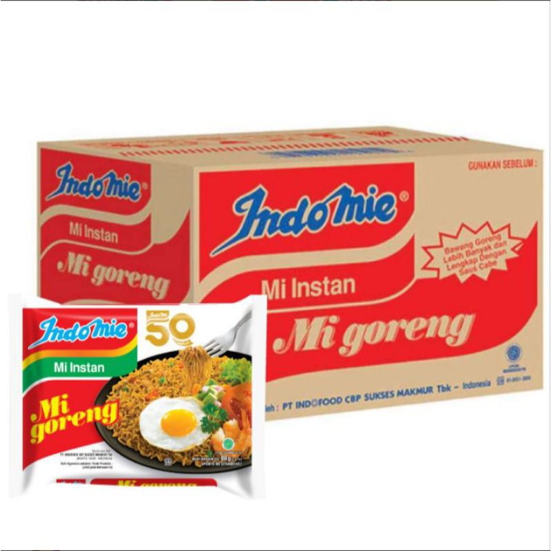 

Mi instan Indomie Goreng [[ 1 karton ]] isi 40 pack × 84 gram