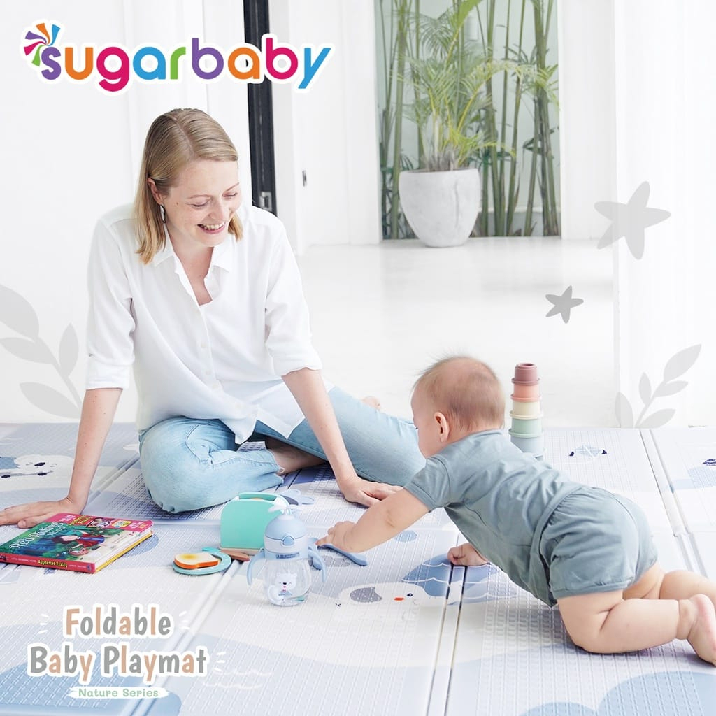 SUGAR BABY || Foldable Baby Playmat / Karpet Lipat Playmat Lipat Bayi Karpet Bayi Matras Bayi .