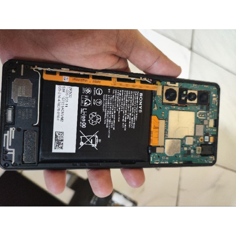 Xperia 1 mark ii Second minus lcd mati.