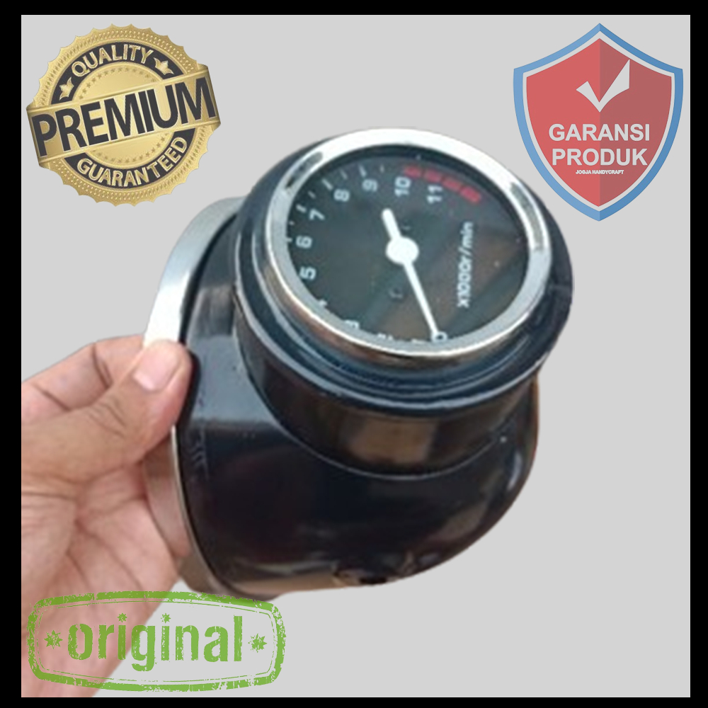 BATOK LAMPU DEPAN CB GL100 SET SPEEDO TOSA WARNA HITAM / BATOK HEADLAMP SET SEPIDO RPM TOSSA