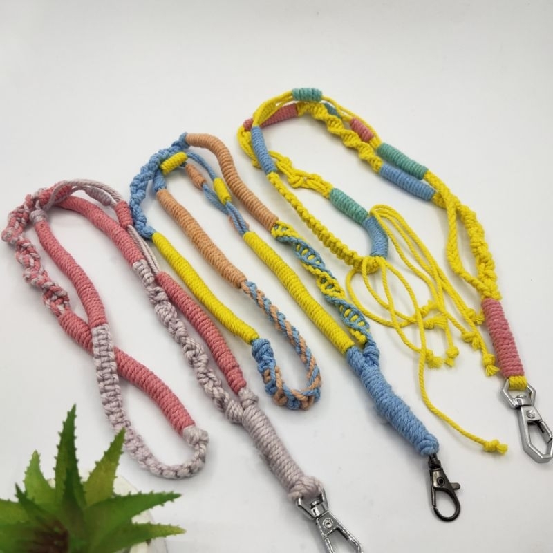 Id Card Strap Macrame