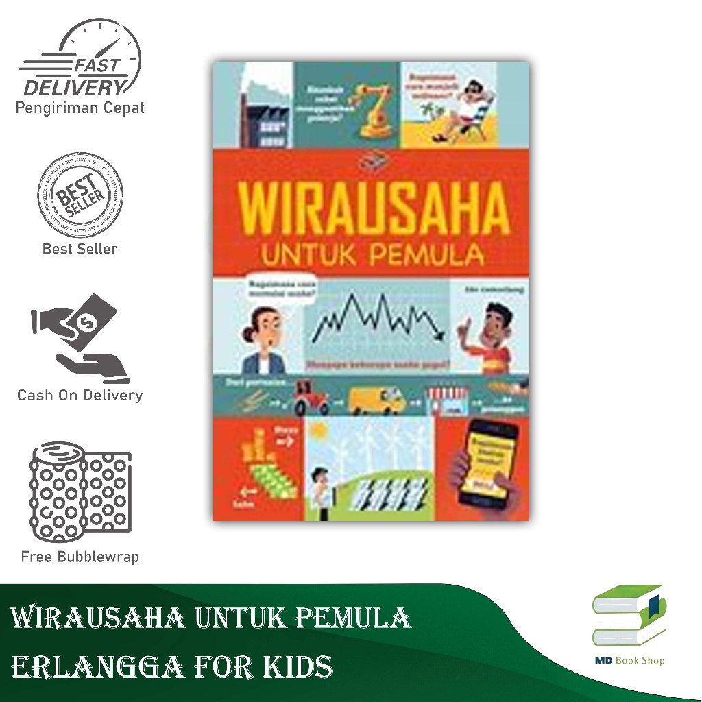 BEST SELLER ORIGINAL WIRAUSAHA UNTUK PEMULA - ERLANGGA