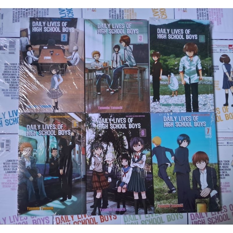 ( Komik Set Minus Volume 1 ) Daily Lives of High School Boys ( Vol. 2 - 7 End ) - Yasunobu Yamauchi