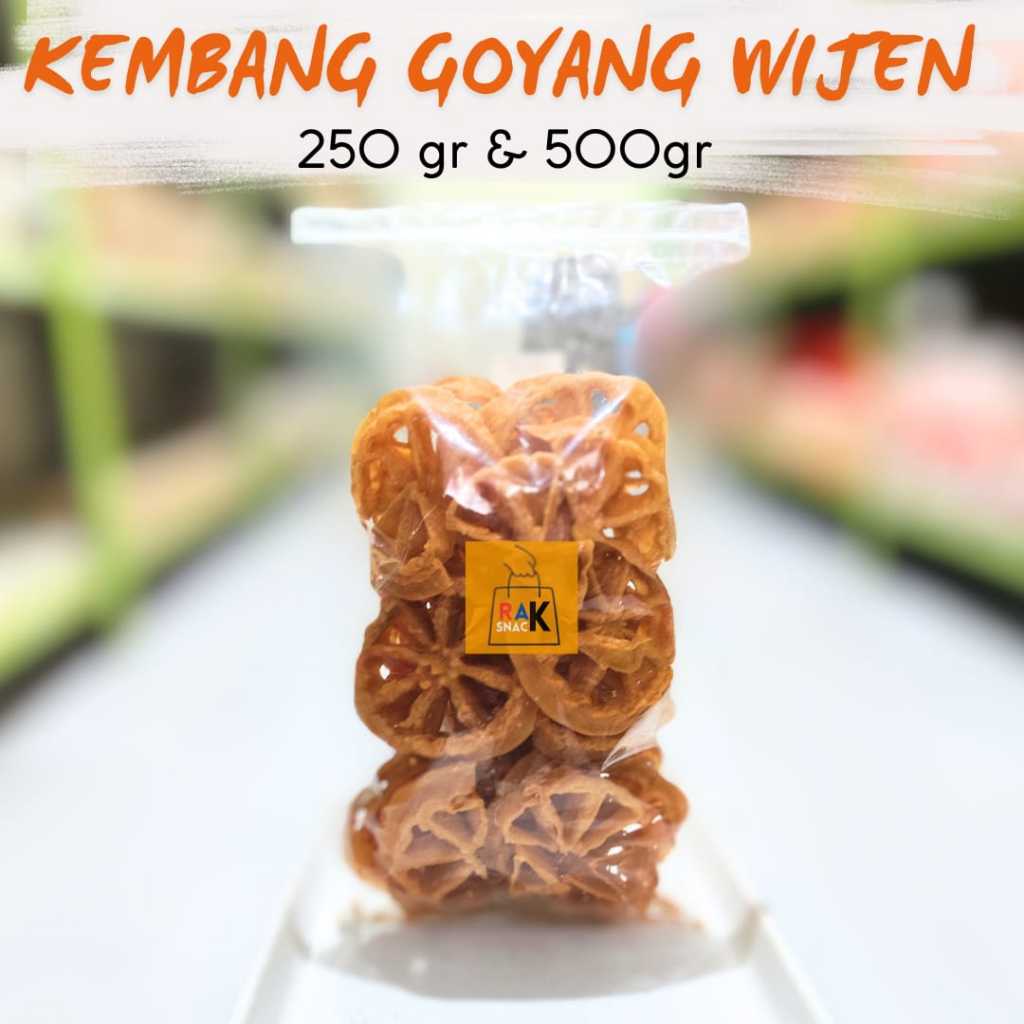 

Kembang Goyang ORIGINAL 250gr & 500gr | Kue Kembang Goyang 1 Pouch Snack Murah