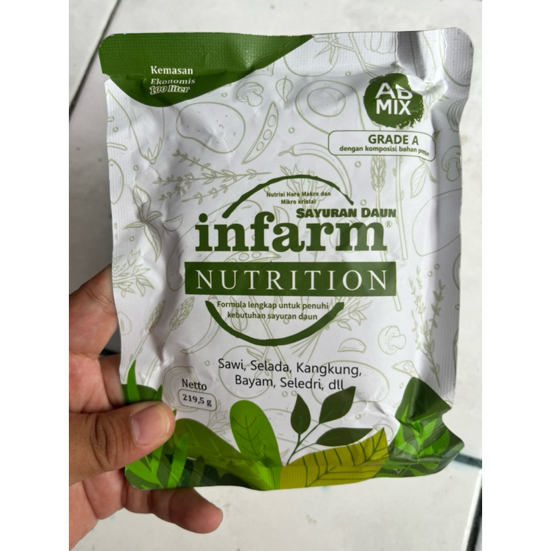 Nutrisi Ab Mix Sayuran Daun 100 Liter Hidroponik