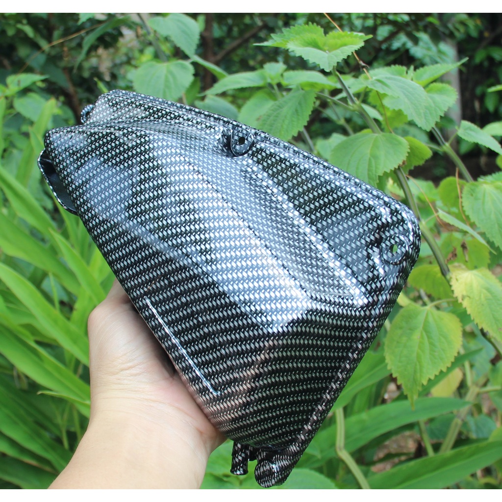 Box Filter Udara Carbon Beat Deluxe, Beat Street LEDb, Genio, Scoopy New 2021 Carbon Celup WTP