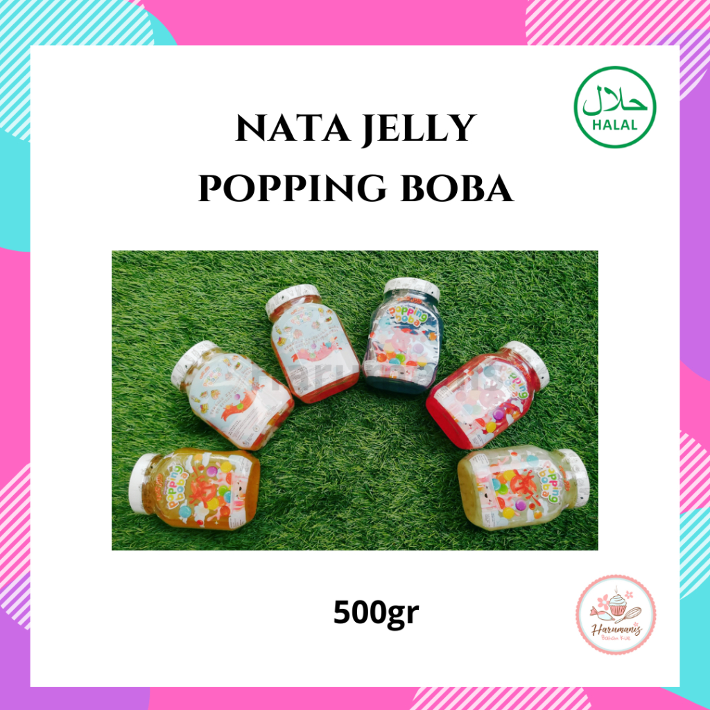 

Nata Jelly Popping Boba Pecah Di Mulut 500 gr