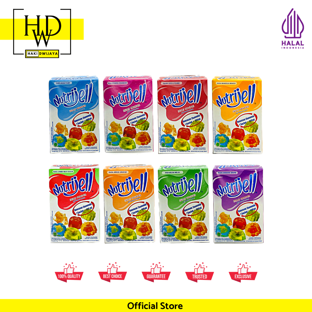 

[ECERAN] Nutrijell Jelly Powder Puding Instan Ekonomis 10gr