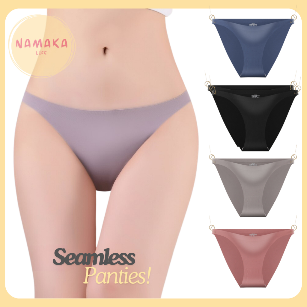 [NL] CELANA DALAM WANITA SEAMLESS SEXY HOT PEREMPUAN LINGERIE DALAMAN CD KATOK KOLOR CEWE CEWEK LADY