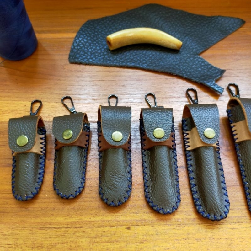 sarung pipa rokok full kulit asli