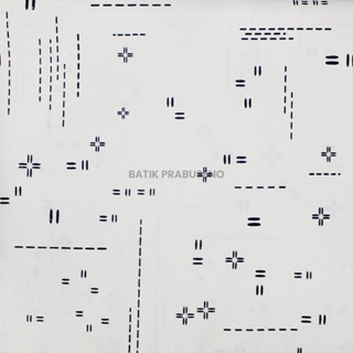 RAYAN PUTIH Kain Bahan Batik Solo Katun Prabuseno Official Premium Modern Warna Meteran Print Printi