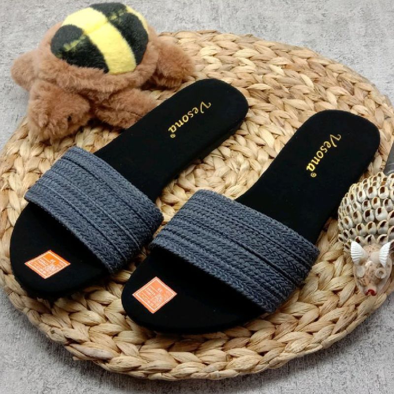 Sandal Flat Turky Wanita Big Size Kekinian