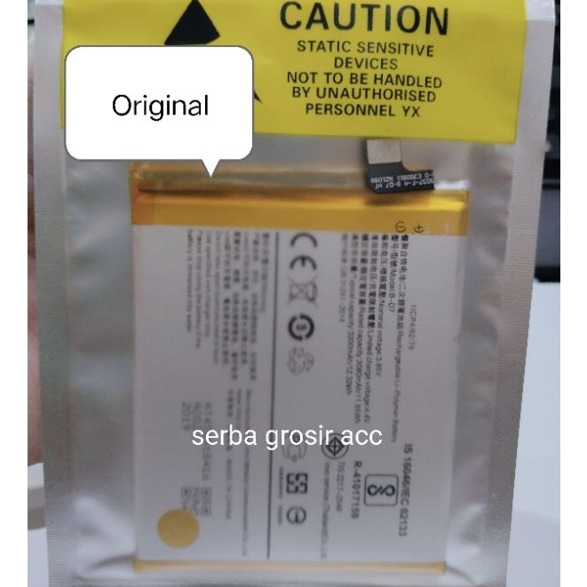 Baterai Battery Original VIVO B-D7 BD7 For Type Batre HP Vivo X21 - 1725 , X21A - 1728 , X21 UD Dija
