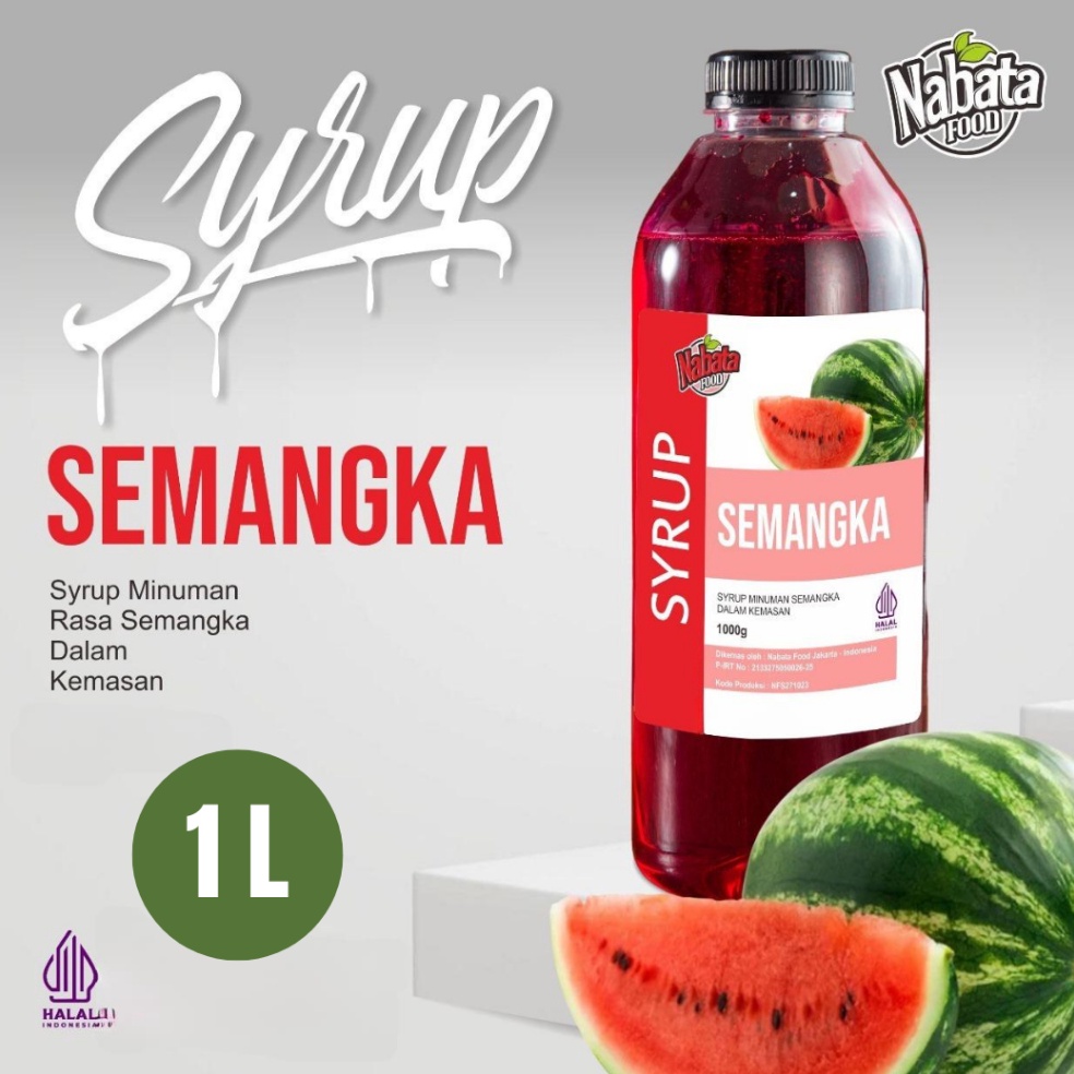 

PRODUK BPKZG Sirup Semangka India 1 liter Tembikai Malaysia TN
