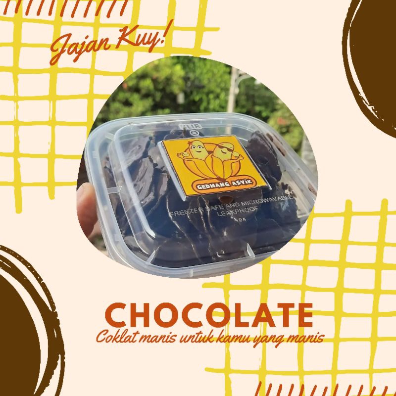 

Gedhang Asyik Lumer di Lidah varian Coklat