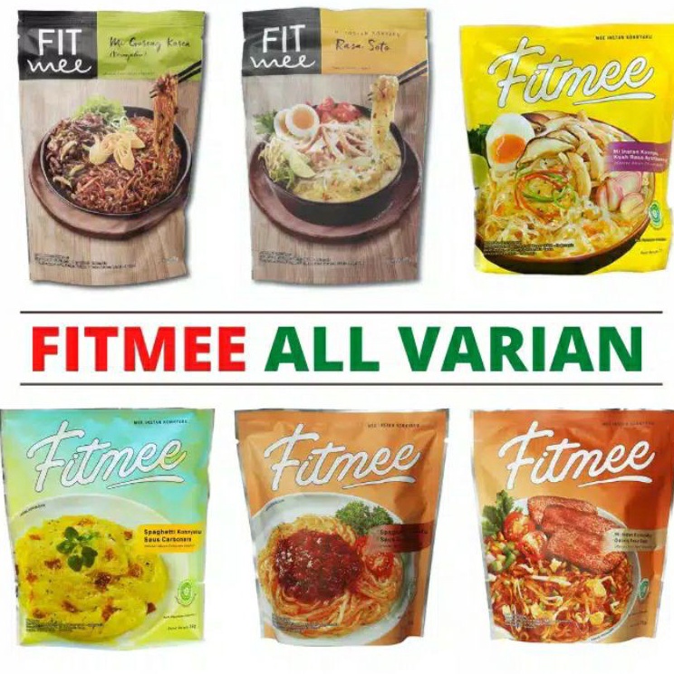 

PRODUK FWNOE Mie Shirataki Noodle Fitmee Soto Bolognese Goreng Carbonara KRW