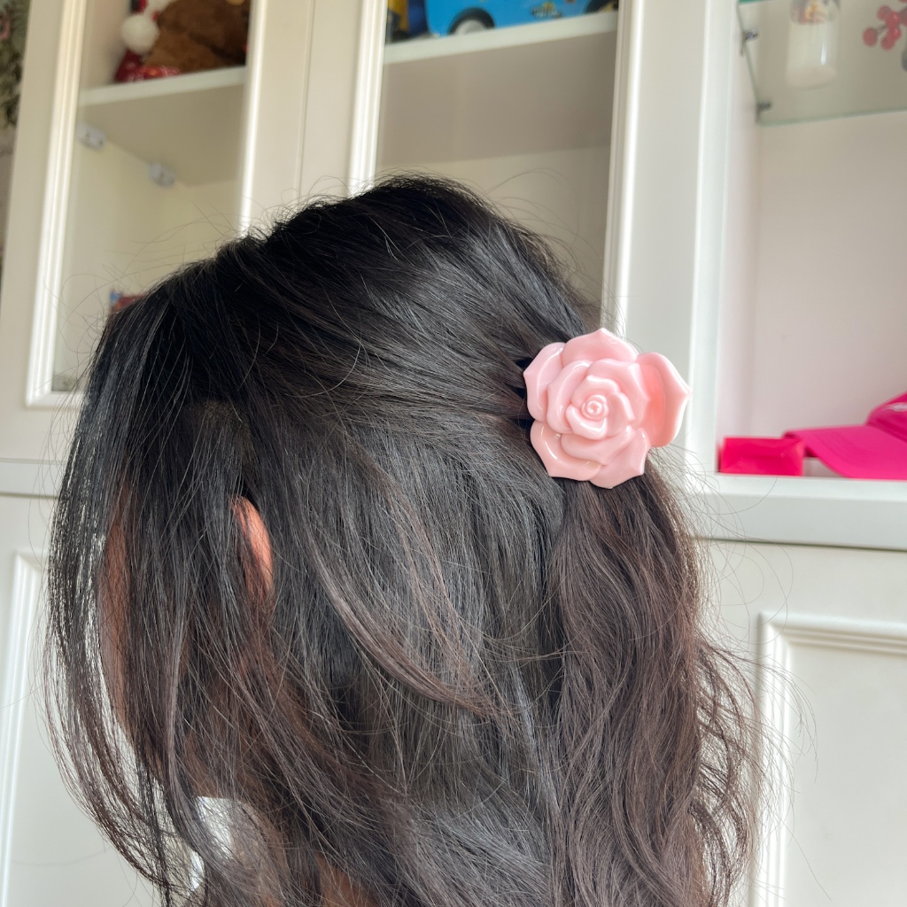 Jedai Mawar / Jepit badai Mawar rose / Hiasan Rambut Rose / Jepitan Bentuk Mawar Elegan / Hiasan ram