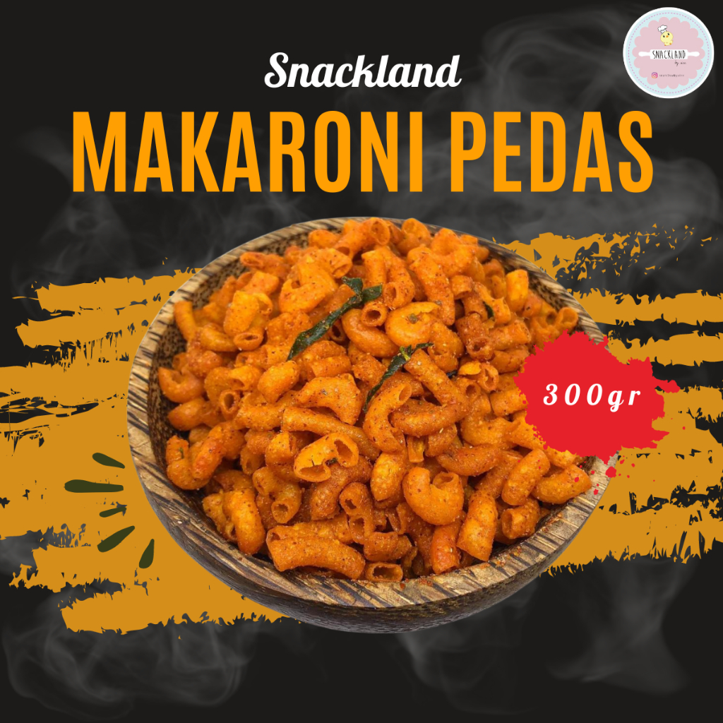 

Snack Makaroni 300gr Pedas Daun Jeruk Cemilan Makanan Ringan