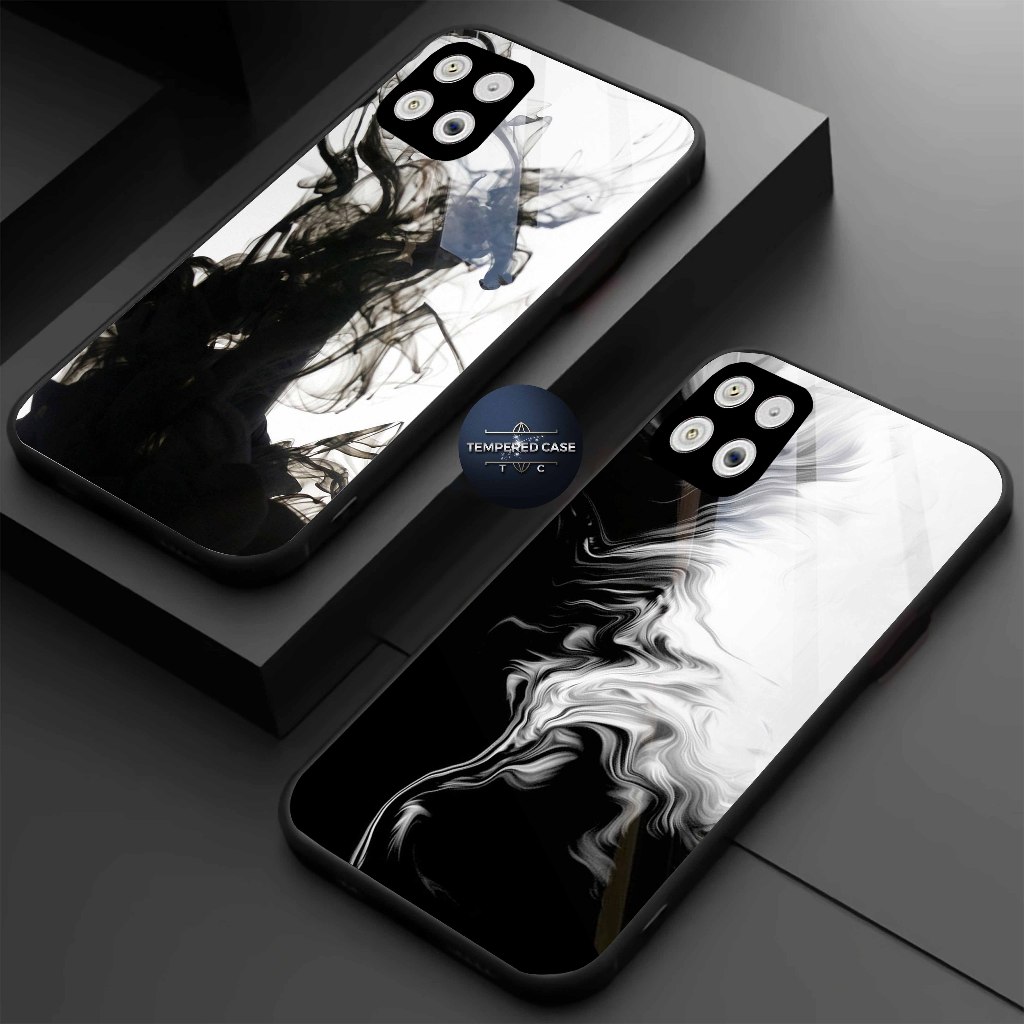 Softcase Glass Kilau Kaca SAMSUNG A22 5G  Case SAMSUNG A22 5G casing handphone SAMSUNG A22 5G