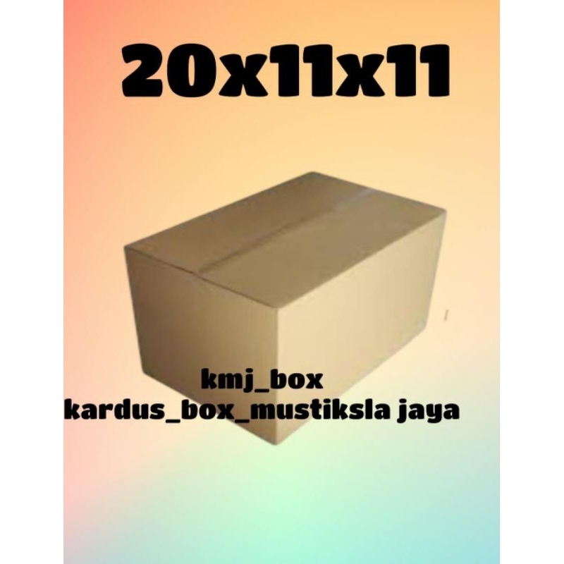 

Kardus box packing 20x11x11