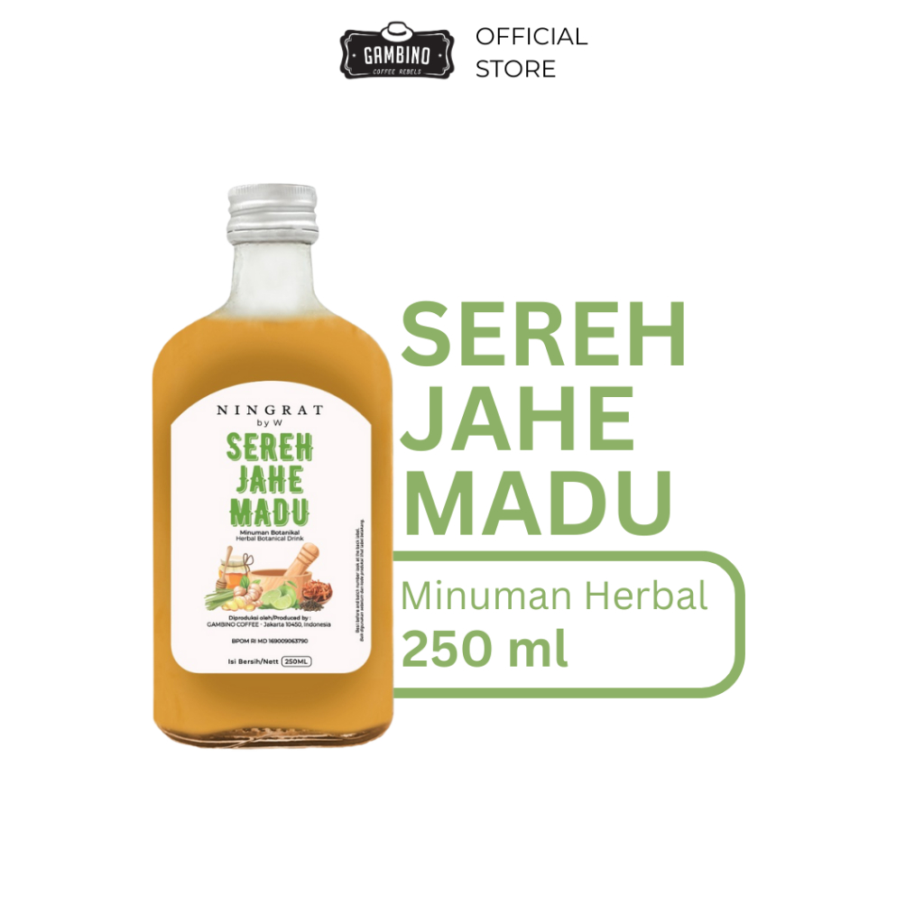

Gambino Herbal Drink Sereh Jahe Madu 250ml