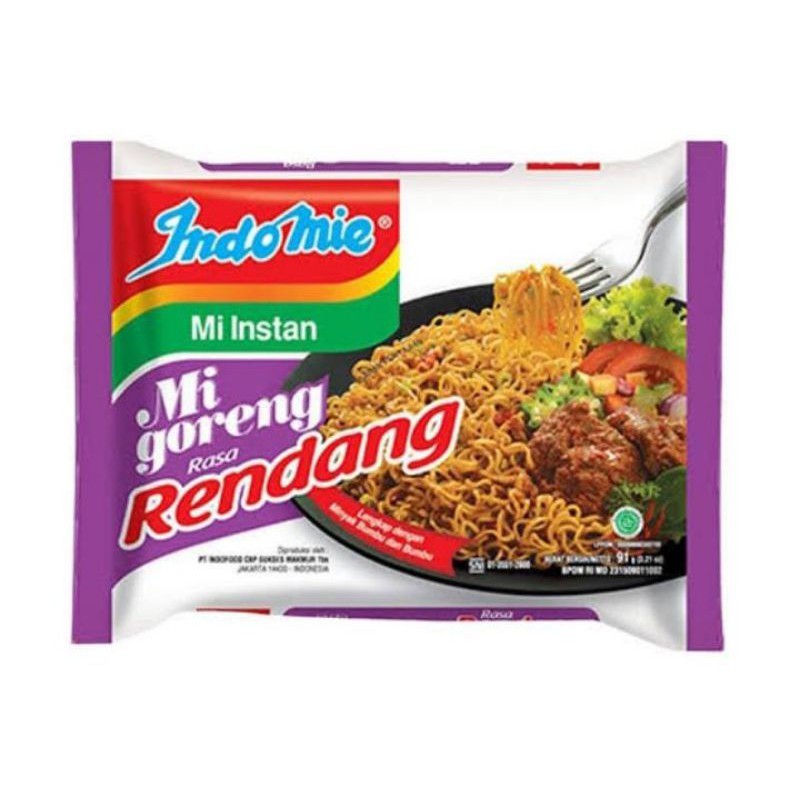 

Indomie Goreng Rendang Jumbo 120gr isi 5bungkus | Promo Murah