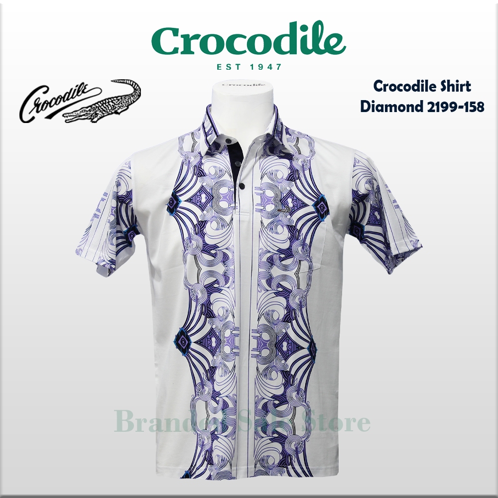 Polo Shirt Kaos Kerah Kemeja CROCODILE Diamond, 2199-158-03