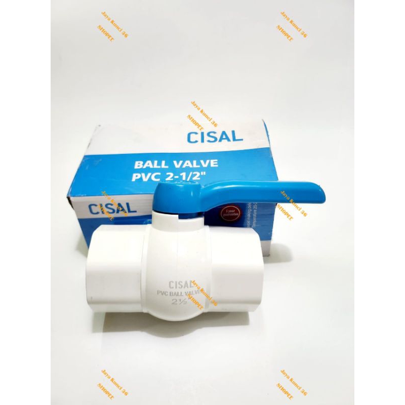 Ball Valve Pvc CISAL BVOG 2,5" inch - Stop Kran PVC CISAL 2,5" Inch