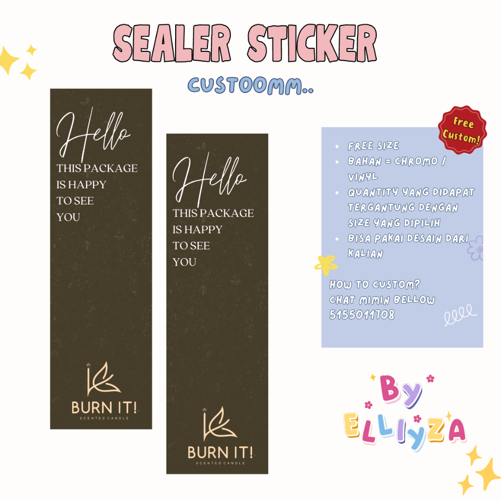 

Sealer Sticker Sealer Box Hampers Custom