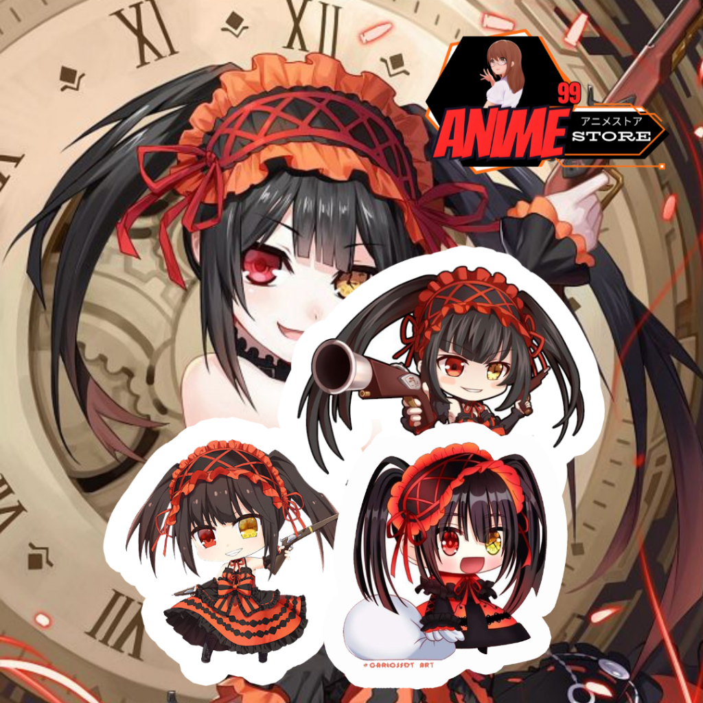 gantungan kunci akrilik kurumi tokisaki