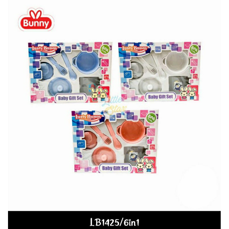 Lusty Bunny Baby Feeding Gift Set LB1415 | LB1419 | LB1420 | LB1421 | LB1422 | LB1423 | LB1424 | LB1