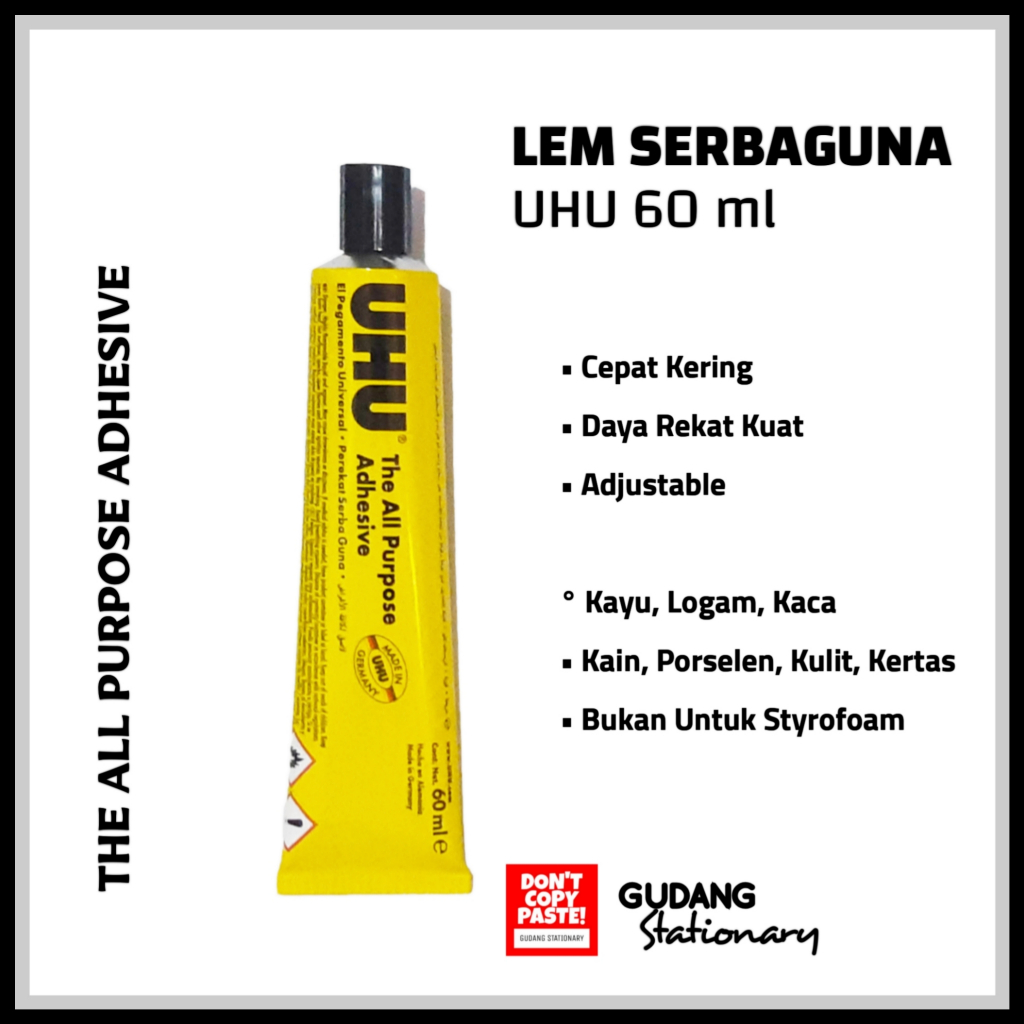 

Lem Serba Guna UHU 60 gr
