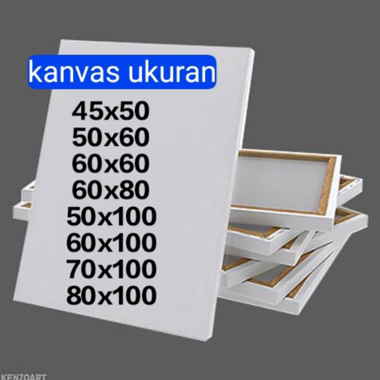 

KODE J18Q Kanvas Lukis besar 45x55x66x67x78x86x8