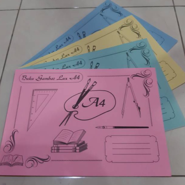 

KODE A17V Buku Gambar Lux A4 warna 25pc