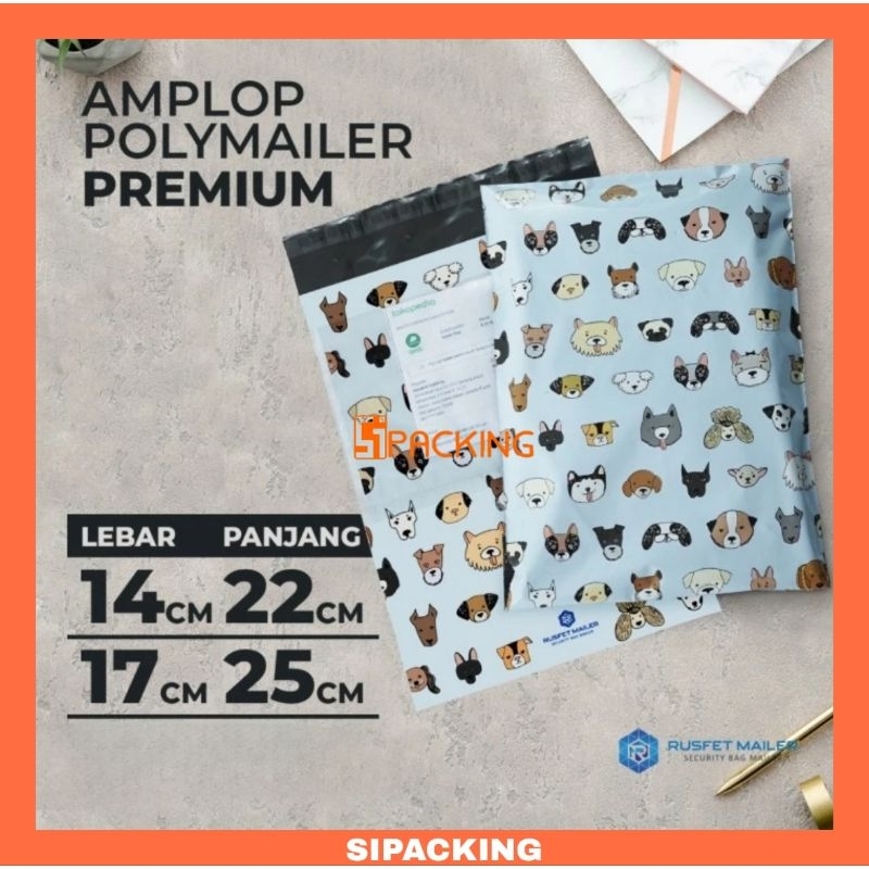 

POLYMAILER PRINTING DOG CAT FOX BEAR FLAMINGO PREMIUM SWAN 12X18 14X22 17X25 22X28 KANTONG ALAMAT POLYMER RUSFET PACKING OLSHOP ISI 100 TERMURAH AMPLOP PLASTIK PACKAGING ANTI SOBEK GLOSY