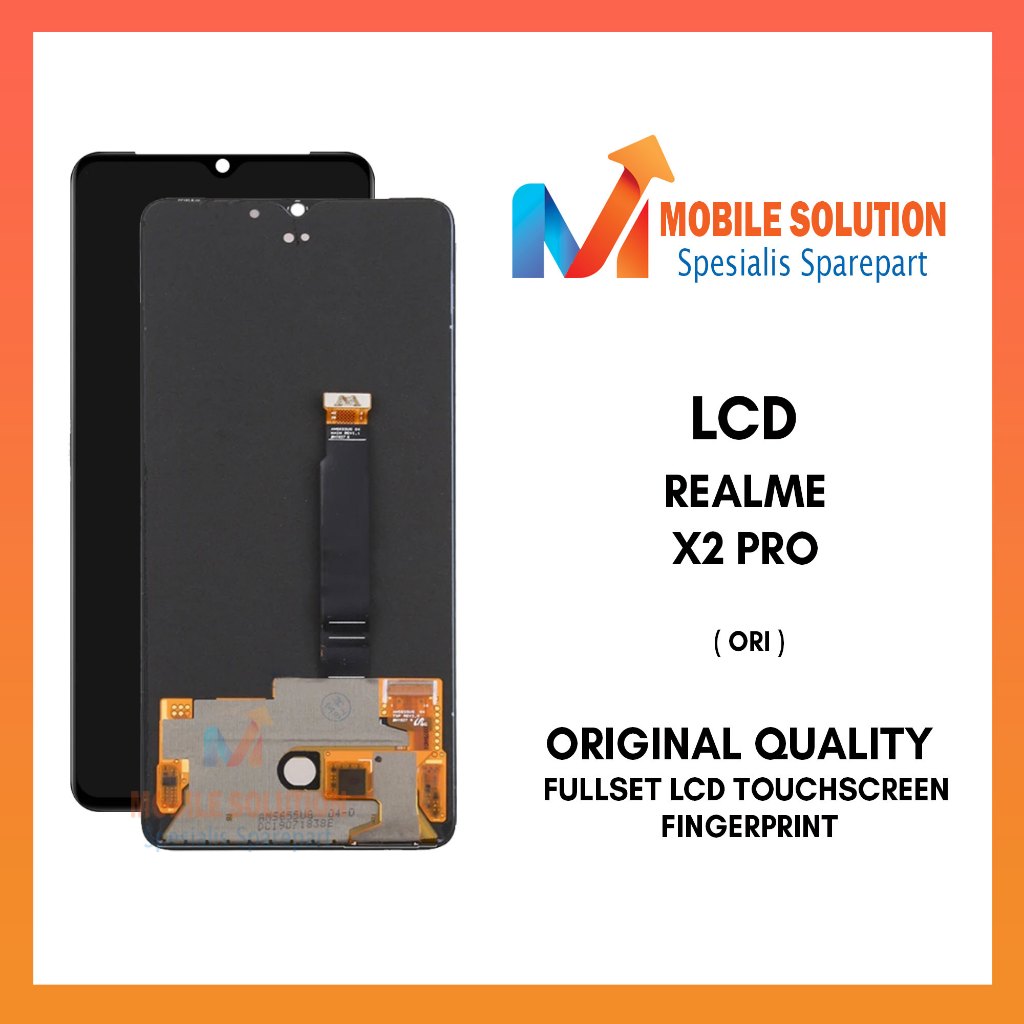 Grosir LCD Oppo Realme X2 PRO FINGERPRINT ORIGINAL 100% Fullset Touchscreen Garansi
