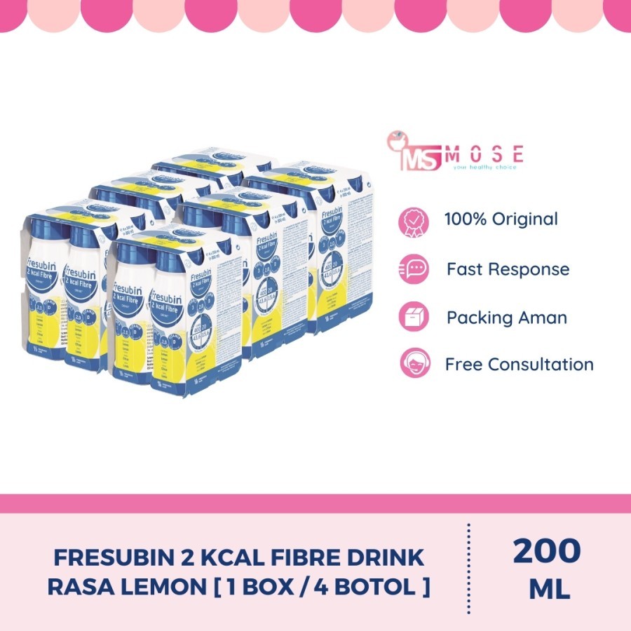 

FRESUBIN 2 KCAL FIBRE DRINK RASA LEMON 200 ML [1 Karton/24 Botol]