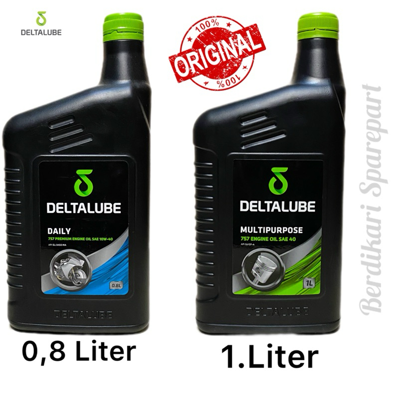 Oli deltalube 1.Liter dan Deltalube 0,8 Daily Original
