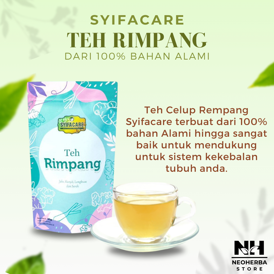 

Teh Celup Rimpang Syifacare Teh Pelangsing dari Bahan Herbal Alami