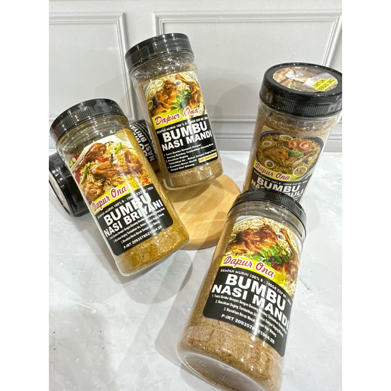 

Bumbu Instant Nasi Kebuli Briyani Mandi Home Made Dapur Ona