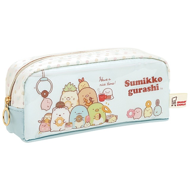 

Pencil Case San-X Sumikko Gurashi x Mister Donut Kotak Pensil Storage Pouch Limited Edition