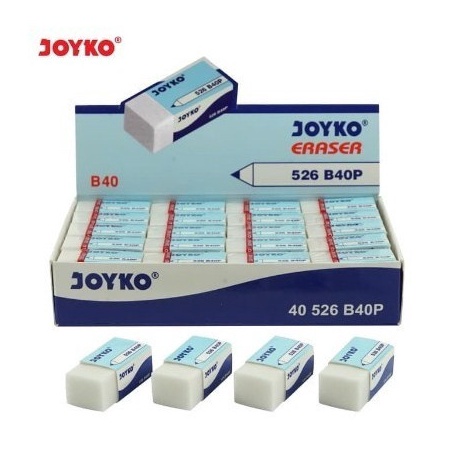 

KODE Q2D Penghapus Pensil Kecil Joyko B4 1 Pack Isi 4 Pcs
