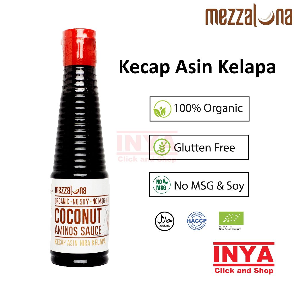 

MEZZALUNA Coconut Aminos Sauce 135ml - Kecap Asin Nira Kelapa