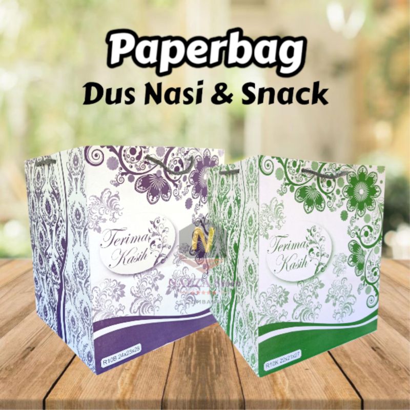 

Paperbag Songgong Tas Hajatan Dus Nasi Snack 22x22 dan 20x20 cm isi 12 pcs