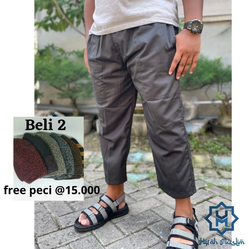 Sirwal Casual 90cm by Hijrah Muslim | celana sirwal pria | celana sirwal dewasa | celana sirwal | si